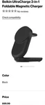 Belkin Dual Wireless Charging Stand For Iphone, Airpods Apple Watch, Black. Fixed Price $49.99.