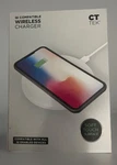 Ct Tek Qi Compatible Wireless Charging Pad - Soft Touch Surface Nib 10W White. Fixed Price $8.95.