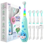 Kids Electric Toothbrush Child Dolphin Colorful Observing Led 2 Mins Smart Timer. Fixed Price $35.06.