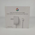 Google Nest Cam Weatherproof Cable 33FT Works With Battery. Fixed Price $23.99.