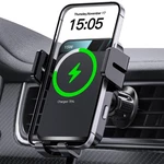 Wireless Car Charger, Mokpr Auto-clamping Mount 15W/10W/7.5W Fast Black. Fixed Price $37.33.
