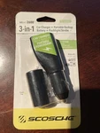 Scosche 3-IN-1 Gobat 2600 Portable Usb Car Charger Power Bank Flashlight PBC71R. Fixed Price $10.00.