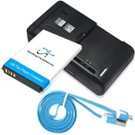 Long Endurance 1550MAH Battery+charger+cable For Cricket Debut Flip U102AC Phone. Fixed Price $39.25.
