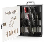 Cell Phone Holder Classroom 36 Slots Wooden Storage Cabinet Pocket.... Fixed Price $64.45.