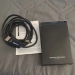 Amazonbasics Hdmi Cable Lightning To Display Port 1080P. Fixed Price $7.69.