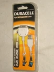 New Duracell Ipad/iphone/ipod 30-PIN Usb Sync And Charge Cable (DU6107). Fixed Price $12.00.