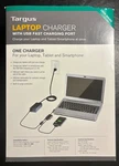 Targus Laptop Dual Travel Charger With Usb Fast Charging Port. Fixed Price $14.99.