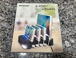 Merkury Innovations 4.8 Amp 4-PORT Usb Charging Station Fast Charge Docking For. Fixed Price $21.99.