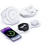 Hicober 3-IN-1 Wireless Magnetic Foldable Charging Station For Apple Devices. Fixed Price $25.00.