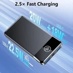 Portable Charger, 33800MAH Power Bank, 22.5W Fast Charging Battery Pack With Usb. Fixed Price $20.99.