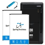 Long Life Sporting 2X 3880MAH Battery Travel Charger Pen For Lg Volt LS740 Phone. Fixed Price $49.32.