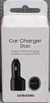 Samsung Car Charger Duo 40W- Black. Fixed Price $53.00.