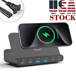 Port 160W Multi Usb Type Pd 65W Fast Charger Phone Wireless Charging Station. Fixed Price $41.39.