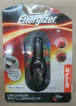 Energizer ENG-CLA001B Car Charger With Illuminated Tip UPC:847181000005. Fixed Price $7.00.