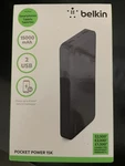 Belkin Pocket Power 15K 2USB 15000MAH Portable Charger. Fixed Price $30.00.