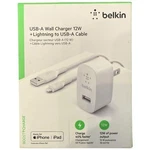 Belkin Usb-a Wall Charger 12W + Lightning To Cable Iphone Ipad Fast. Fixed Price $13.50.