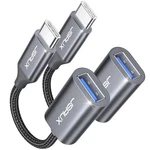 Jsaux Usb To 3.0 Adapter 2 Male Grey. Fixed Price $14.51.