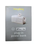 Heyday 4200MAH Plug-in Lightning Iphone Power Bank Stone White Mfi-certified. Fixed Price $20.00.