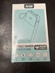 Portable Charger With Built In Cables, 15000MAH Power Bank Usb Type And. Fixed Price $60.00.