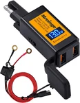 Motorcycle Usb Charger, 6.8A Sae Adapter Dual Port QC3.0/2.0 Fast. Fixed Price $21.30.