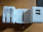 (3) Iogear Gearpower 2-PORT Usb 4.2A Wall Charger GPAW2U4. Fixed Price $19.99.