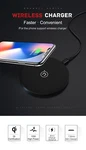 Ultra-thin Design Wireless Fast Charging Pad For Iphone Samsung S8 Black. Fixed Price $18.00.