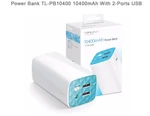 Tp-link TL-PB10400 10400MAH Dual-port Portable Power Bank, 5V1A/5V2A. Fixed Price $23.63.
