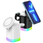 Lax Gadgets 3-IN-1 Magsafe Compatible Compact Wireless Charging Station W/ Le.... Fixed Price $20.49.