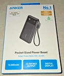 Anker A1388H11-1 Pocket-sized Power Boost Bank 10,000MAH 22.5W Digital Display. Fixed Price $23.99.
