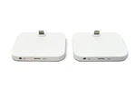 Lot Of 2 Genuine Original Apple Iphone Lightning Dock - White A1605. Fixed Price $32.00.