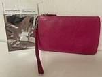 Chic Tech Smartphone/apple Cell Charger Pink Leather Wristlet Handbag Qvc. Fixed Price $24.99.