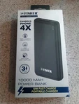 Fisher 10000MAH Portable Power Bank Charger Fast Charging. Fixed Price $13.59.