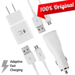 Original Samsung Galaxy S7/S7 Edge Fast Charger Kit Home + Car 5FT Data Cables. Fixed Price $16.13.