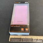 New Blackweb Pink 10400MAH Portable Battery Pack Powerbank Charger Led Readout. Fixed Price $17.68.