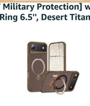 For Iphone 17 Pro Air Case Carbon Fibre Pattern Magnetic Ring Stand Cover. Fixed Price $12.75.