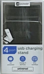 Ihome Universal 4 Port Usb Charger + Stand Nib Rapid Black. Fixed Price $12.99.