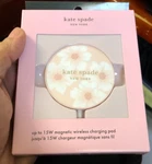 New Kate Spade York 15W Magnetic Wireless Charging - Hollyhock Floral. Fixed Price $49.95.