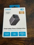 Anker 67W Usb Wall Charger Adapter 3-PORT Gan Charging New Sealed. Fixed Price $36.89.