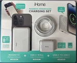 Ihome Magnetic Power Bank Charging Set Wireless Fast Charge Brand New White. Fixed Price $23.99.