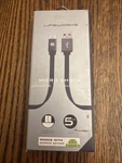 New Lifeworks Micro Shock Charge + Sync Cable 5' Black Usb Connector. Fixed Price $9.99.