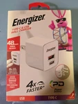 Energizer Max Dual Usb-c + With Folding Wall Prong. Fixed Price $15.00.