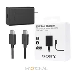 Original Sony Official 30W Fast Charge Adapter With Dual Type-c Cable (XQZ-UC1). Fixed Price $49.99.