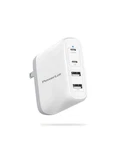 Powerlot 100W Gan Usb-c Wall Charger With 2 (65W+18W) & 4 Ports-white. Fixed Price $65.48.