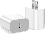 2-PACK Usb-c Fast Charger Block, Wall Charging Power Adapter For Android Iphone. Fixed Price $12.95.