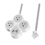 6-IN-1 Wall Mount Power Strip With 3 Ac Outlets, 2 Usb Ports, Typ... Fast Ship. Fixed Price $25.81.