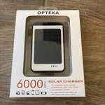 Opteka 6000 Mah Ultra High Capacity Backup Battery Solar Charger New In Package. Fixed Price $11.17.