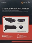 Isimple Device Rapid Car Charger EX4824IS Front And Rear Seat Phone. Fixed Price $10.50.