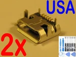 2X Micro Usb Charging Port Sync For Blu Studio 5.0 Ii D572A Smart Phone Usa. Fixed Price $5.97.