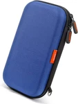 Blue Shockproof Charger Carrying Case - Small Hard Travel Eva For Wd Seaga. Fixed Price $25.44.