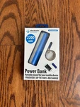 Power Bank 2200MAH Usb Re-charger Blue Nib. Fixed Price $14.99.